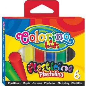 Plastelina Colorino Kids okrągła, 6 kolorów